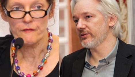 Julian Assange’s mother Christine Assange