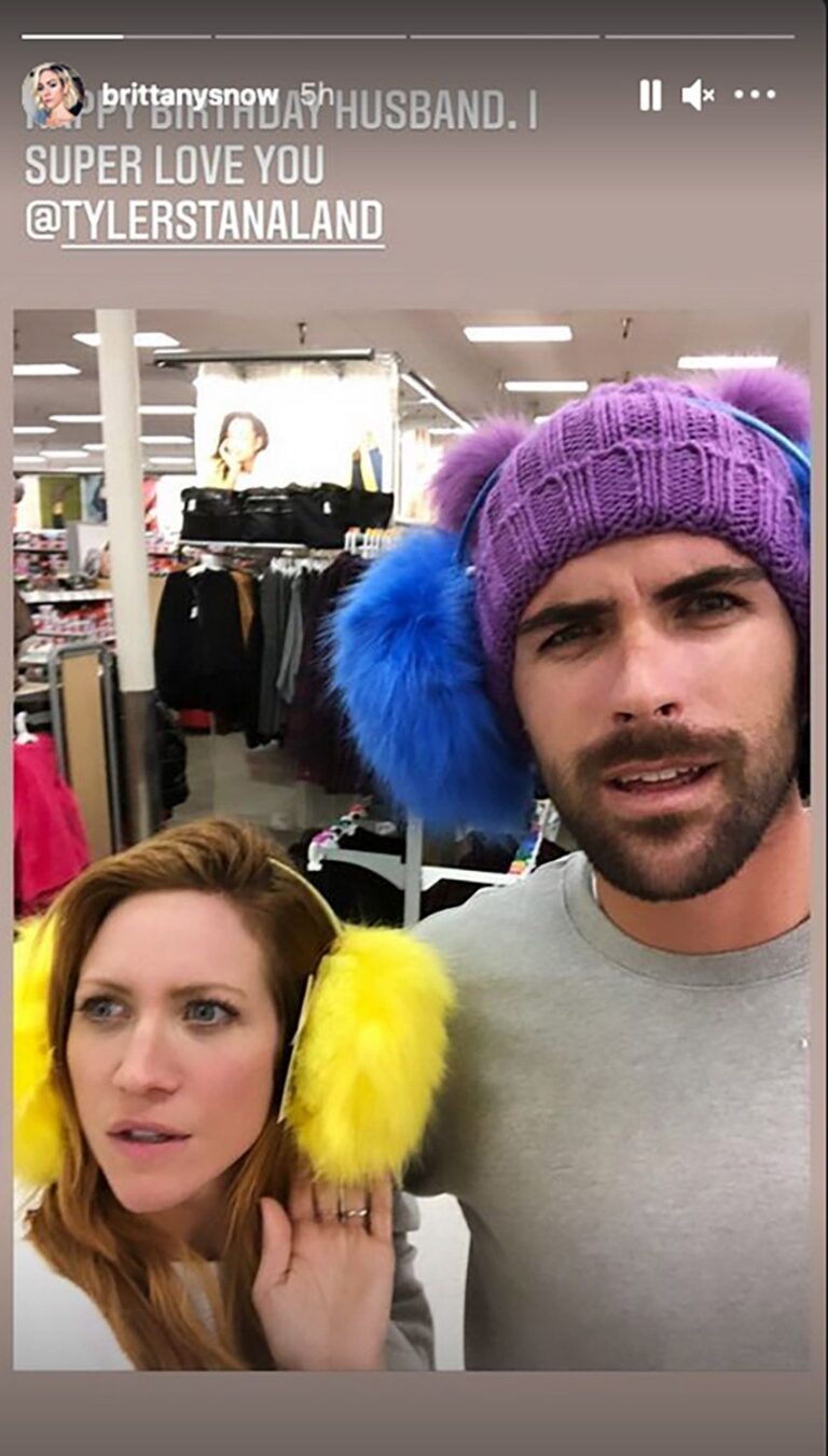 Brittany-Snow husband tyler Stanaland - WAGCENTER.COM